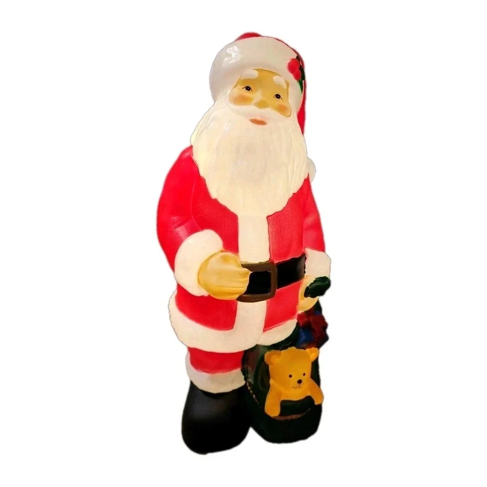 Santa Claus Christmas Blow Mold 24 Inch Light Up Outdoor Yard Plug In